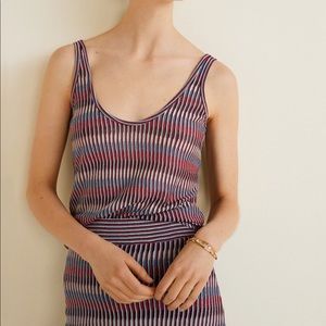 Mango-Printed top NWT